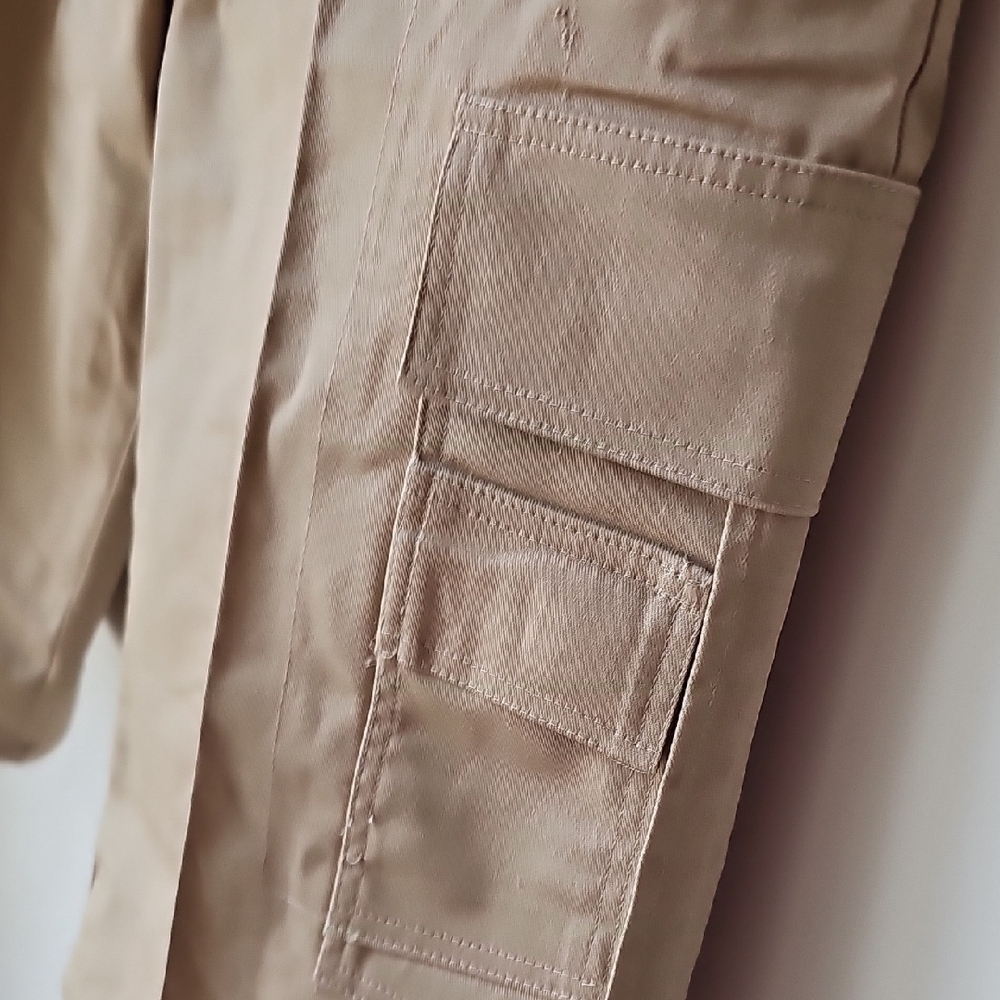 Men's Tan Cargo Shorts - Picture 4 of 5